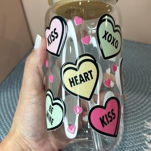 16oz heart tumbler.